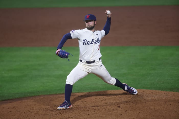 Ole Miss LHP Gunnar Dennis drew the start for the Rebels on Friday night.